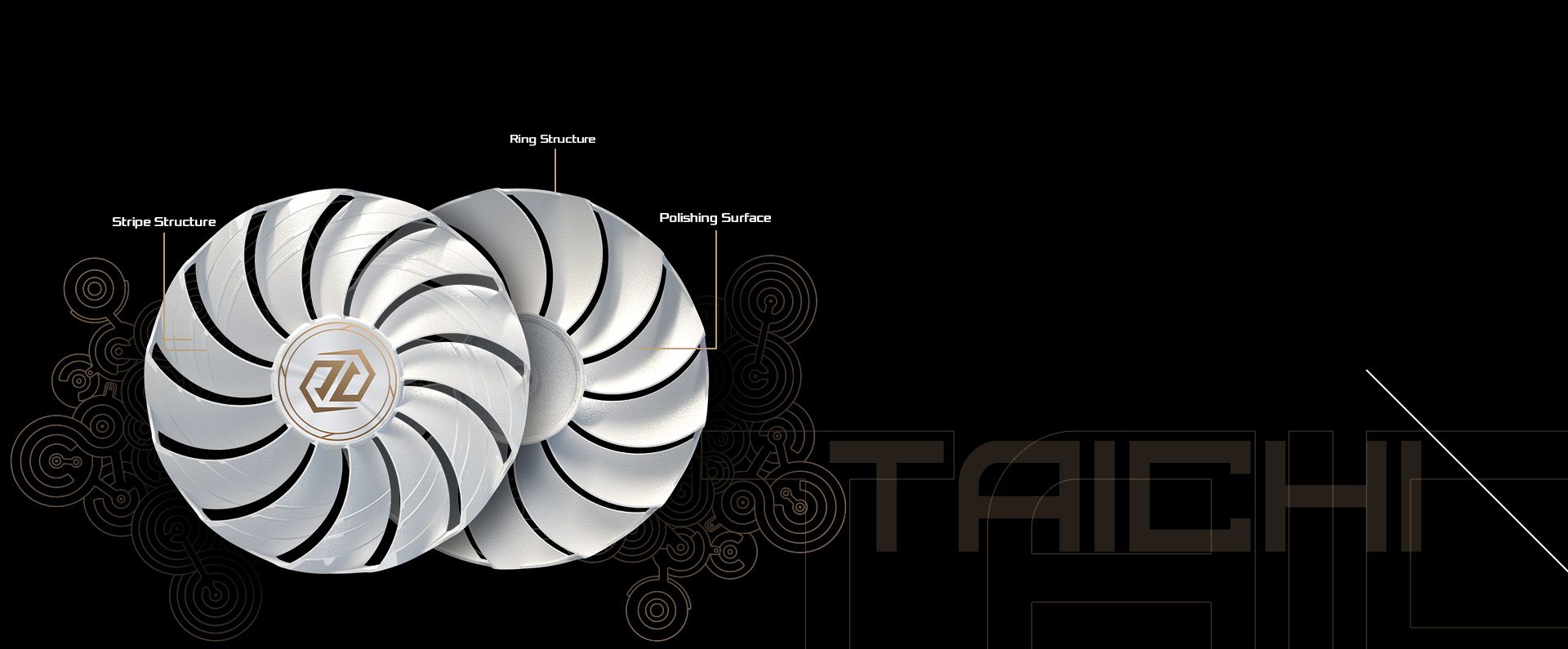 Striped Ring Fan